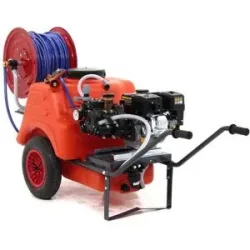 AgriEuro TOP-LINE Kit Motorsprühpumpe Comet APS 42  Loncin Motor mit Wagen Dal Degan und 150 l Tank
