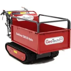 GeoTech Pro GeoPorter 530E BS Hydro - Raupendumper - 10 PS - Hydraulisches Kippsystem, Ladekapazität 500 kg