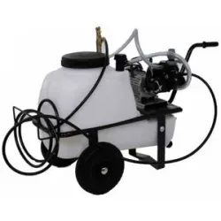 AgriEuro TOP-LINE Kit Motorsprühpumpe Comet MC 20/20  einphasiger Motor mit Wagen und 50 l Tank