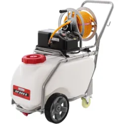 GeoTech SP 520 E  Akku-Membranpumpe auf Transportwagen  50 Liter Tank