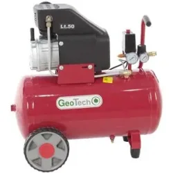 GeoTech AC 50-10-25C - Elektrischer Kompressor - Motor 2.5 PS, 50 Liter