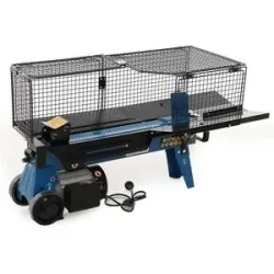 AMA 6T GNU - Elektrischer liegender Holzspalter mit Elektromotor 2200W - Spaltkraft 6 t