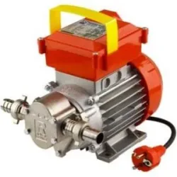 Rover Pompe Rover Novax G 20  Elektrische Umfüllpumpe für Öl mit Zahnrad aus oxidationsbeständiger Legierung  0,6 PS