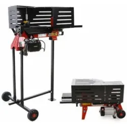 GeoTech SPHE 4 - Liegender Holzspalter 2in1 mit Elektromotor - Spaltkraft 4 T