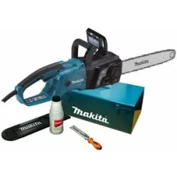 Elektro Kettensäge Makita UC4051AK - Schwert 40 cm - Schutzhülle aus Metall + Kit Makita im Lieferumfang