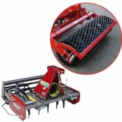 AgriEuro TOP-LINE Kreiselegge RF110 - Arbeitsbreite 110 cm - 10 Zinken - leichte Reihe - Netzwalze