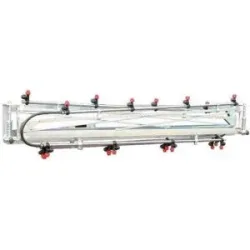 AgriEuro Premium Mechanische Spritzgestänge aus verzinktem Stahl 8 Mt - 16 Düsen Tropfstopp Membran