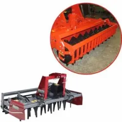 AgriEuro TOP-LINE Kreiselegge RM200 - Arbeitsbreite 200 cm - 18 Zinken - schwere Reihe - Packerwalze