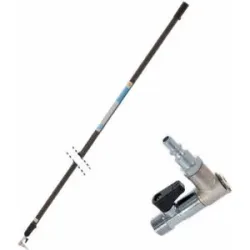 Campagnola Pneumatischer fester Schaft ohne Griff 150 cm aus Karbonium - ultraleichter fester Schaft