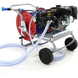AgriEuro TOP-LINE Kit Motorsprühpumpe Comet APS 41  Loncin Motor 5.5 PS mit Wagen