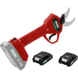 Akku Baumschere für das Beschneiden Geotech - MS 30 - 2 Akkus 2 Ah 18 V - Schnittdurchmesser max. 30 mm