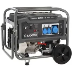 Blackstone BG 7550-X ES - Benzin-Stromerzeuger mit Rädern und AVR-Regelung 5.4 kW - Dauerleistung 5 kW - 230V