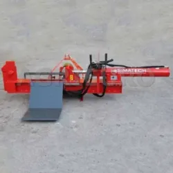 Simatech ST 350 - Liegender Holzspalter für Traktor - 35 T - Kolbenhub 1200 - hydraulischer Lader