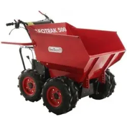 GeoTech Pro GEOTRAK 500 - Motorschubkarre - Kippmulde 500 kg - Allradantrieb