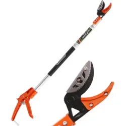 GeoTech FP 80 - Greifschere auf festem Schaft mit Schneiden&Halten System