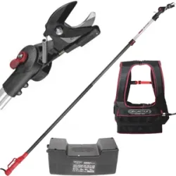 Archman HELIUM+  Elektrische Astschere mit Verlängerung 265415 cm  37 V, 8,7 Ah - Schnittdurchmesser max. 35 mm