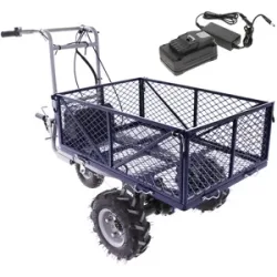 Akku Schubkarre auf Räder BullMach Helios 230 O mit 2 Akkus 48V 2Ah