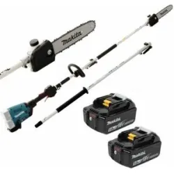 Akku-Hochentaster 36V Multifunktion Makita DUX60 mit 108cm Teleskopschaft - Batterie 2x18V 3Ah