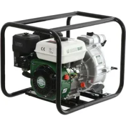 Benzin-Motorpumpe Greenbay GB-TWP 50 - Für Schmutzwasser - mit 50 mm Anschlüssen