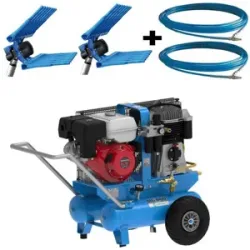 Campagnola MC 660 - Benzin Motorkompressor - Benzinmotor Honda GX270 + 2 Olivenrüttler