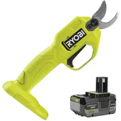 Akku-Gartenschere RYOBI RY18SCA-0 18V - mit Akku 18V/4 Ah - Schnittdurchmesser max. 25 mm