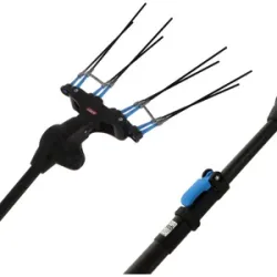 Elektrischer Akku-Olivenrüttler Lisam Thor - mit 8 Zinken aus Kohlenstofffasern - 250-350 cm - Teleskopschaft