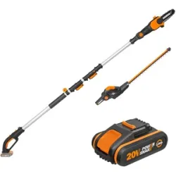 Worx WG908E - Akku-Multifunktionsastkettensäge und Hochentaster - Akku 20V 2Ah