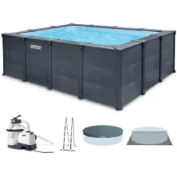 Aufstellpool Intex Graphite Grey Panel 26396NP