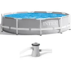 Intex Prisma Frame 26702NP - Ø305x76 cm - Runder Pool + Filterpumpe
