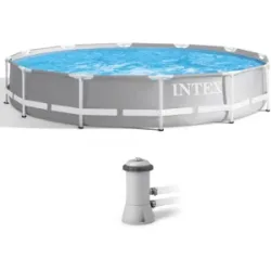 Intex Prisma Frame 26712NP - Ø366x76 cm - Aufstellpool + Filterpumpe
