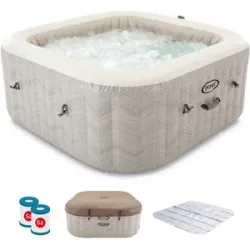 Intex Carrée Chevron Deluxe 28446EX - Ø173x71 cm - Whirlpool Spa