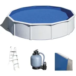 Gre Fidji Rund Ø550 x 120 cm - Runder Stahlwandpool