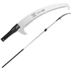 Gebogene Astsäge 430 mm auf ovalem Teleskopschaft aus Aluminium 4 m Archman Art. 24+109