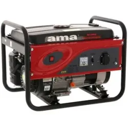 AMA QF2000 - Leiser Benzin-Stromerzeuger mit AVR-Regelung 2.2 kW - Dauerleistung 2 kW - 230V