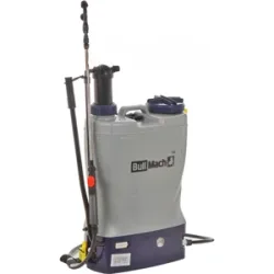 BullMach Pandora 16EM LA - Akku-oder Manuelle Rücken-Sprühpumpe - 12V 8Ah