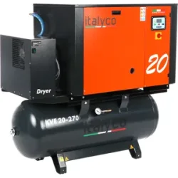 Italyco KVE 20/270 Premium - Schraubenkompressor - Max. Druck 10 bar