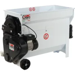 GRIFO DVEP30 - Elektrische Abbeermaschine mit Wanne - mit Schutzvorrichtungen