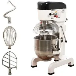 Prismafood iLine MZPL040 - Profi - Planetenrührmaschine -40 l Schüssel aus Edelstahl