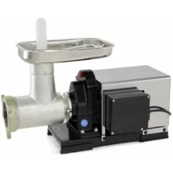 Fleischwolf Reber 9504 N INOX - N.32 - elektrischer Profi Induktionsmotor 1200W - Standard-Getriebemotor