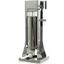 Reber 8971 V INOX - vertikaler Wurstfüller 8 Kg - 2 Geschwindigkeiten mit Gehäuse