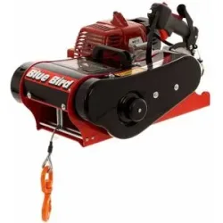 Blue Bird Industries BB-1610X - Benzin Motorseilwinde - Spillwinde mit 2-Takt Motor
