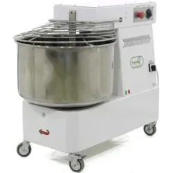 Dreiphasiger Spiralkneter Famag IM 50 - 400V, professionelle Wanne aus Edelstahl (50 Kilos)