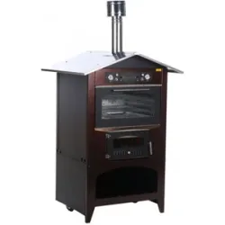 Holzbackofen für draußen Sedicinoni 80C Rossofuoco Country