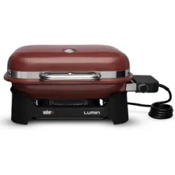 Weber, Weber Lumin Compact Red - tragbarer Elektrogrill