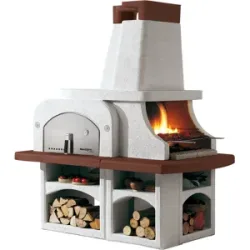 Palazzetti Parenzo - Grillkamin-Holzbackofen