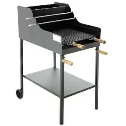 Cruccolini Fuocone - Holzgrill mit Grillrost - 50 x 50 cm - aus schwerem Stahl