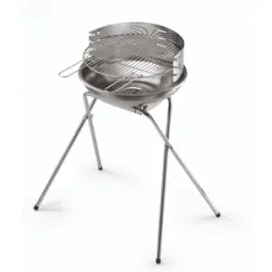 Ompagrill 485 Pro Inox  Holzkohlegrill