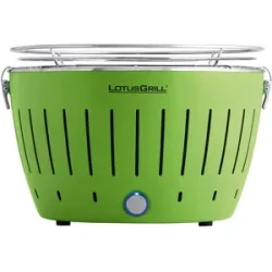LotusGrill LG G34 U GR - Tragbarer Außen-Grill - Gehäuse grün