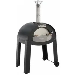 AgriEuro Premium AgriEuro Mini Cibus - Holzbackofen für draußen - 70x50 - Backfähigkeit: 2 Pizzas
