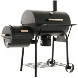 CB 650-2 Royal Food - Kohlegrill mit Grillrost aus Edelstahl und Räucherkammer - Kochfläche 64,5x37x5 cm
